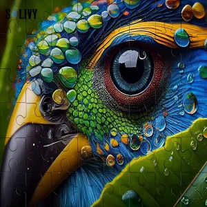 Solvy Premium Colorful Parrot Jigsaw Puzzle