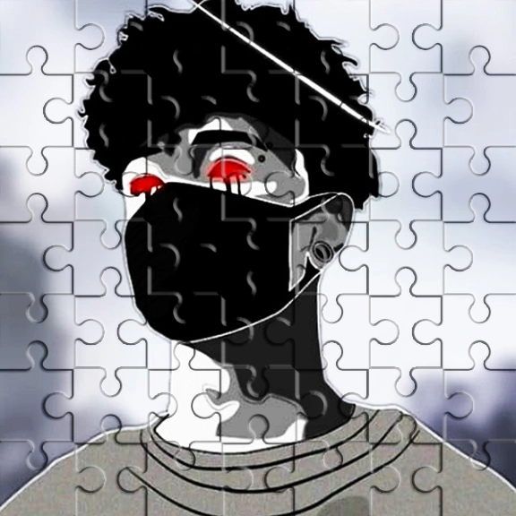 Anime Boy with Face Mask