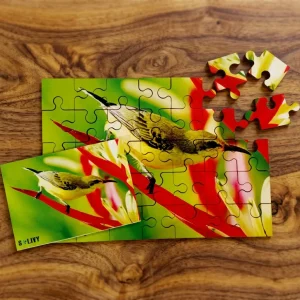 Vibrant Bird & Tropical Floral Jigsaw Puzzle